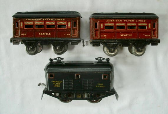 american flyer o gauge trains