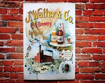 J. Walter & Co. Vintage Print (Walter's Beer)