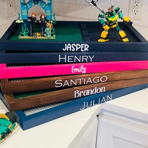 Brick Tray. Brick Organizer Tray. Brick storage. Custom Organizer with Baseplate. Birthday gift. Personalized tray. Brick building tray.