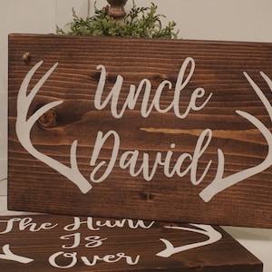 Hunting themed wedding. Hunting bedroom decor. Here comes the bride. Hunting wedding sign. Hunting wedding prop. The hunt is over wood