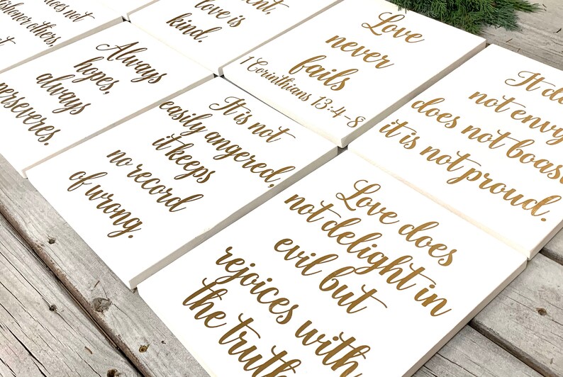 Wedding Aisle Decor. Love is Patient Love is Kind. Wedding Etsy