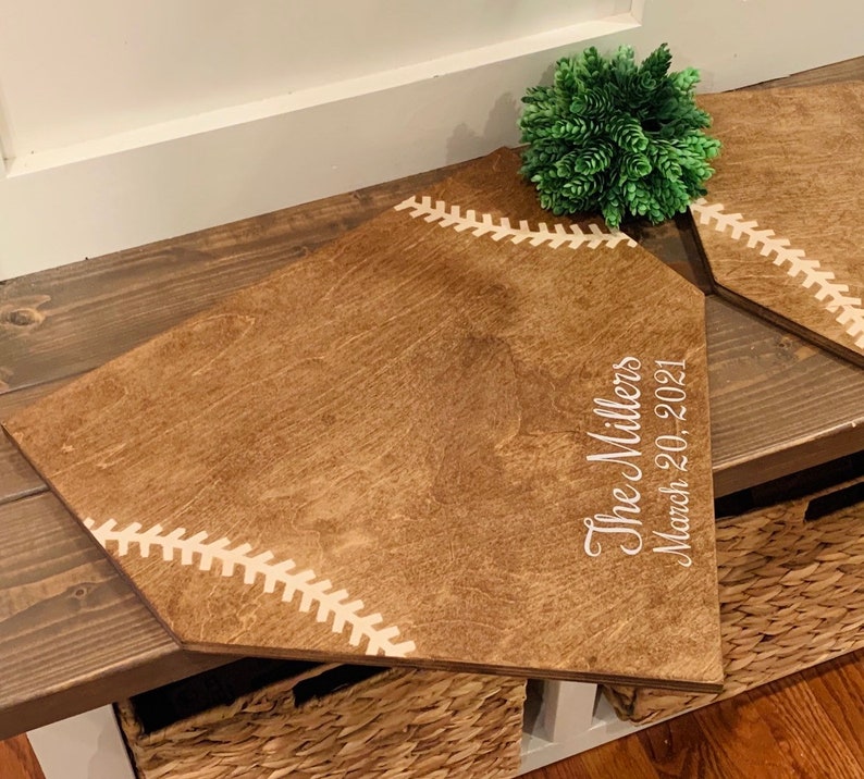 Baseball Guest Book. Home Plate Guestbook. Baseball Wedding. Etsy