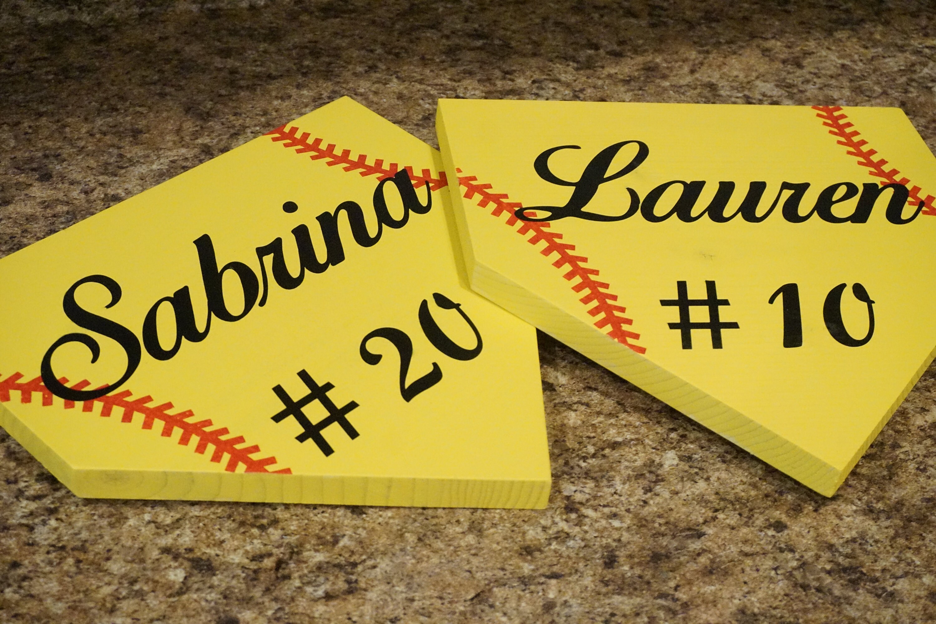 Softball plate sign personalized sign. Softball gift. Girls Etsy
