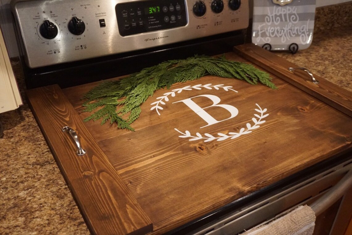 Stove Top Tray. Custom Stove Tray. Wood Stove Cover. Custom Etsy