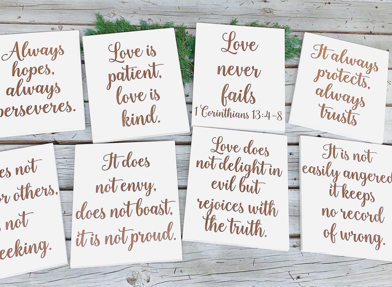 Wedding Aisle Decor. Love is Patient Love is Kind. Wedding Etsy