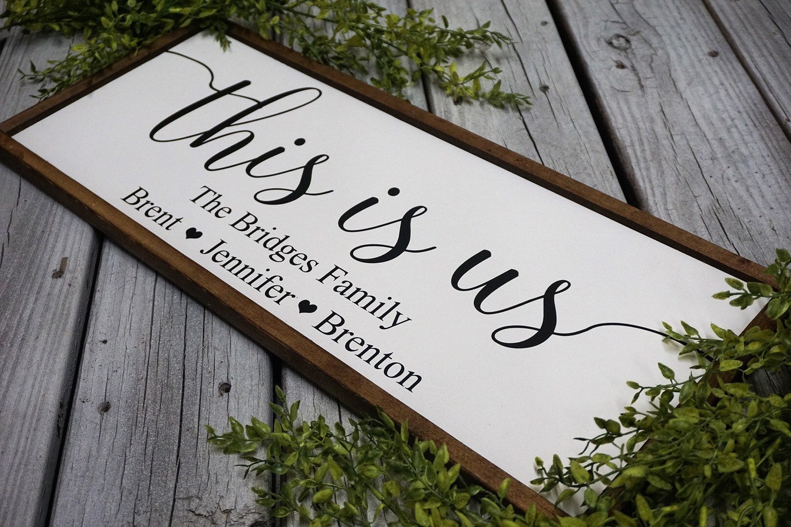 This is Us Farmhouse Sign. Gift for Mom. Personalized Etsy