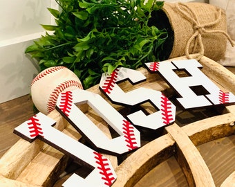 Baseball nursery. Baseball Inspired Nursery Decor. Baseball name. Baseball Nursery Wall Art letters. Boys nursery. Baby gift.