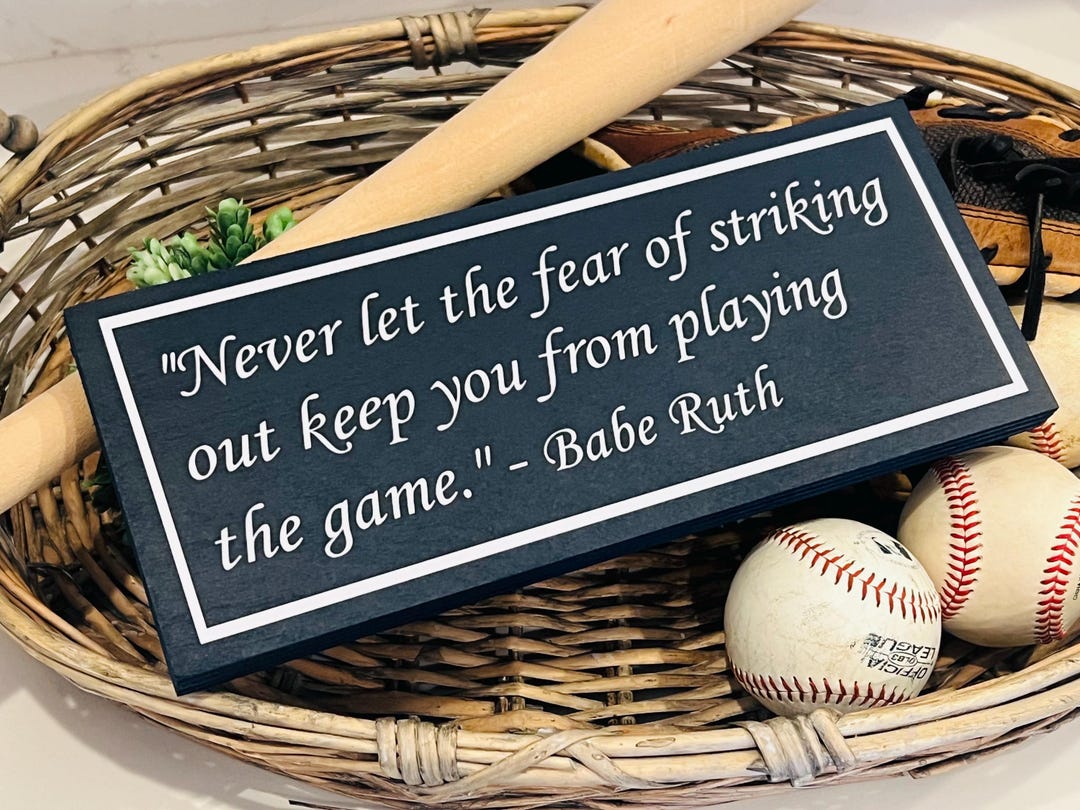 New York Yankee Sign. Baseball Wood Sign. Babe Ruth Baseball Sign ...