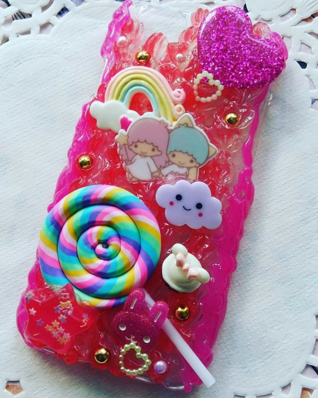 Kawaii Decoden Phone Case, Sweet Cookies Friend Phonecase for
