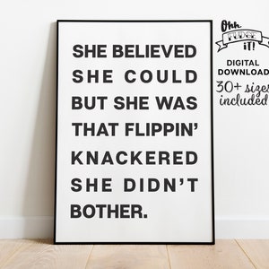 Sarcastic Art, Funny Wall Art Prints, Ironic Poster, Sarcasm Funny Gift, Scandi Home Decor, Best Friend Gift Idea, Alternative Humour, Women
