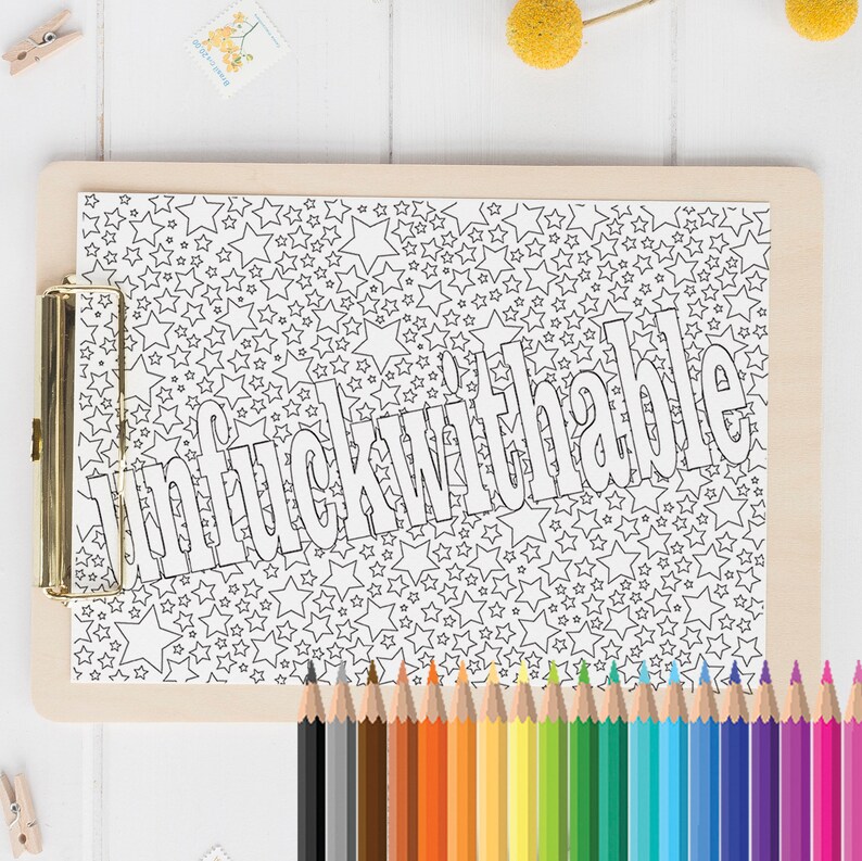 Download Sweary Colouring Book Page Swear Word Colouring Funny ...