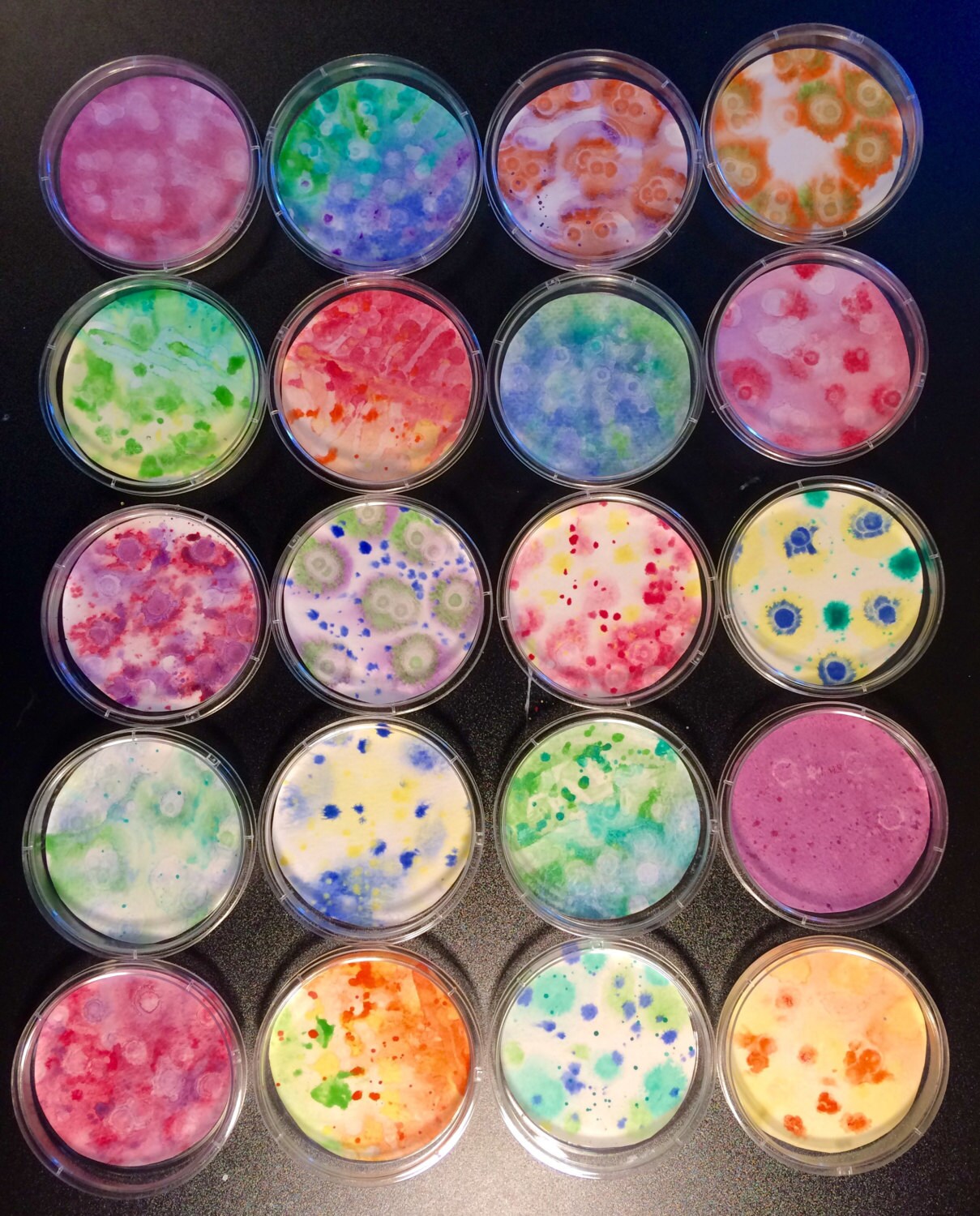 SALE on Set of 10 Petri Dish Ornaments Etsy