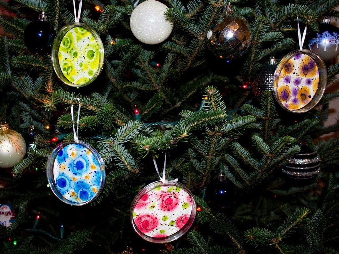 SALE on Set of 10 Petri Dish Ornaments Etsy