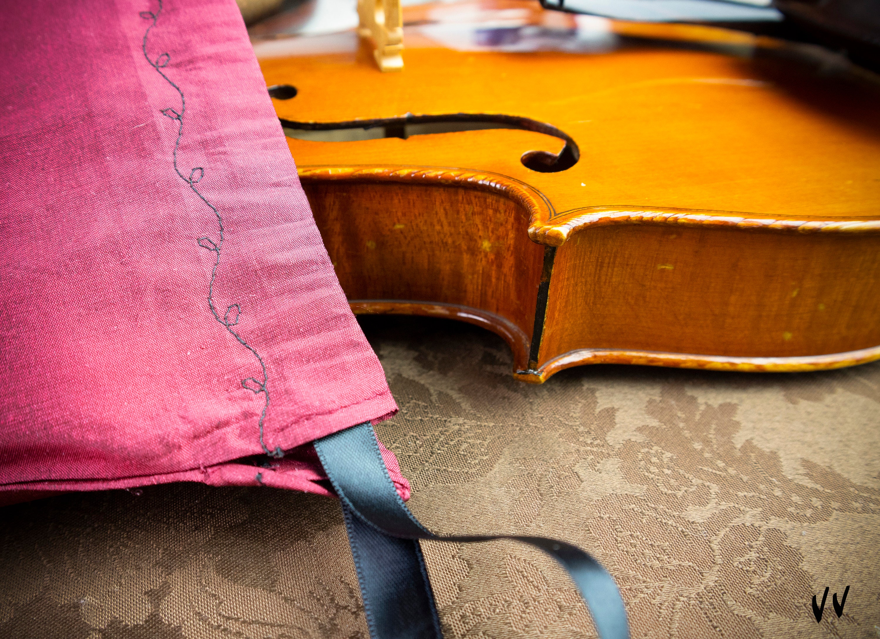 Silk Bag Violin pijama funda de seda violín 4/4 Etsy
