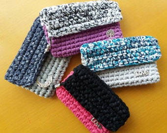 Handmade crochet purse wallet. Several models.