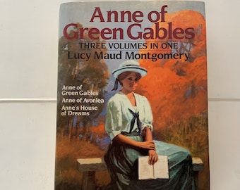 Anne Of Green Gables Three Volumes In One Hardcover Book By Lucy Maud Montgomery/Lucy Maud Montgomery's Anne Of Green Gables Hardcover Books