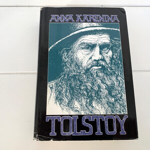 Anna Karenina Hardcover Book By Tolstoy/Vintage Leo Tolstoy's Anna Karenina Hardcover Book/Tolstoy Hardcover Books/Tolstoy Bobbs-Merrill