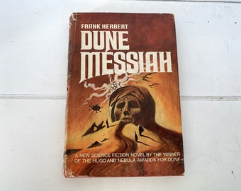 Dune Messiah 1969 Hardcover Book By Frank Herbert/Frank Herbert's Dune Messiah 1st Edition Hardcover Book/Dune Hardcover Books Frank Herbert