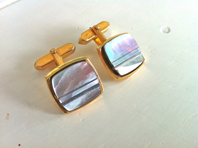 Abalone Shell Cufflinks