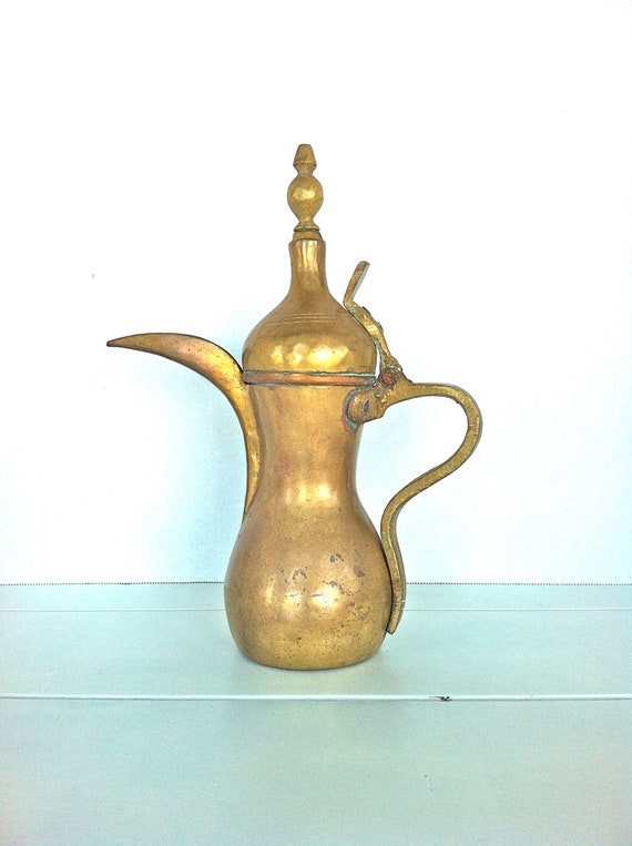 Brass coffee pot deals