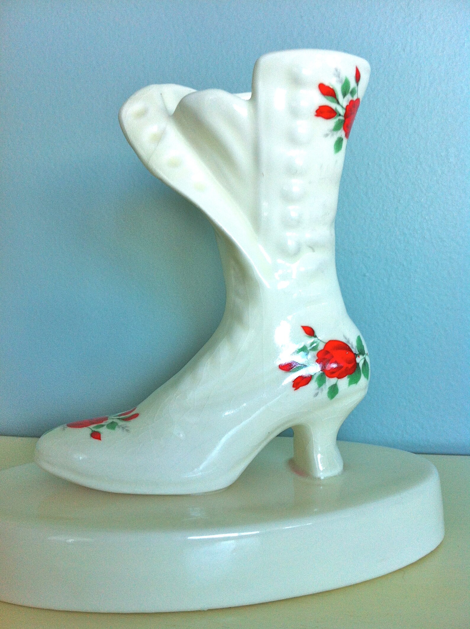 Victorian Porcelain Boot Vase/vintage Victorian Boot Etsy Canada