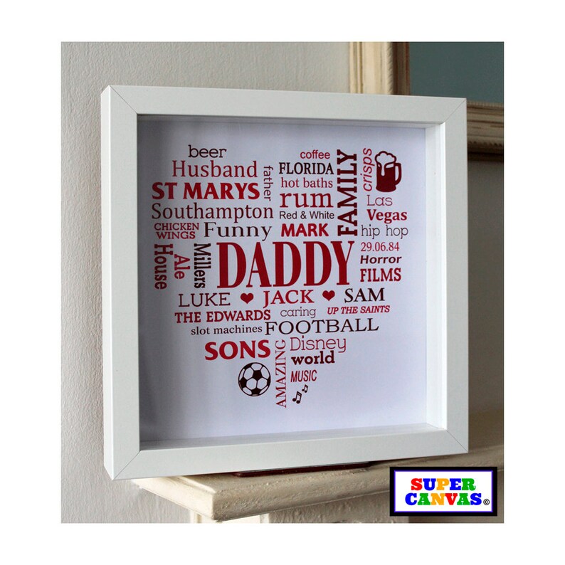 Personalizado Impresion De La Familia Casa Fiesta Bespoke Regalo