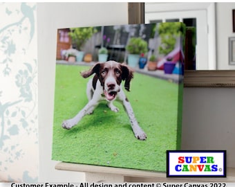 Dog Cat Pet Portrait Custom Framed Picture Photo Frame Hanging Wall Art Canvas Photo Print Handmade Rescue Cat Dog Mum Print Birthday Gift