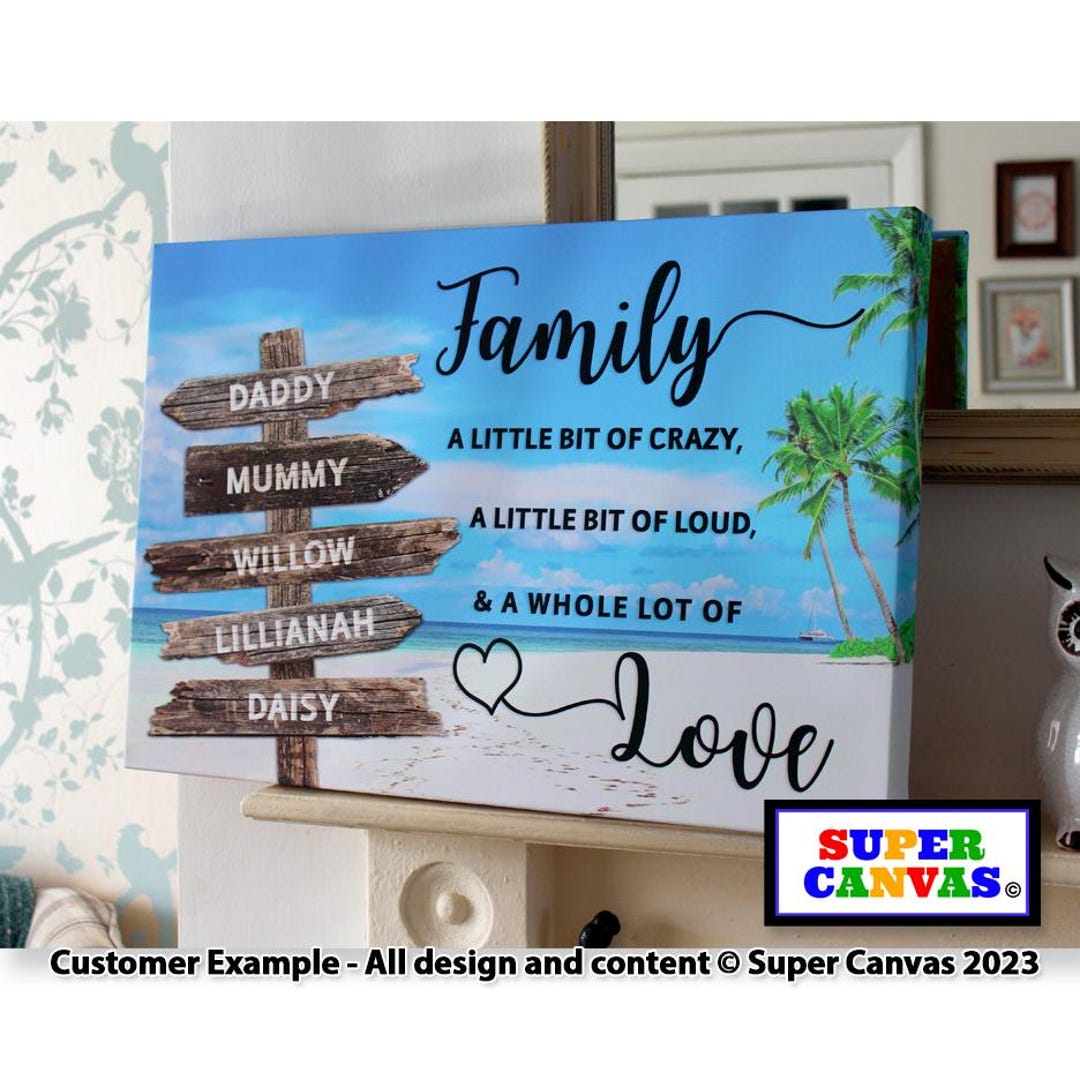 Family Street Sign Post Custom Personalised Family Names Signpost ...