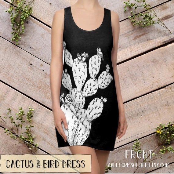Vestido De Cactus Y Pájaros Ropa Del Desierto Vestido - Etsy España Vestido De Cactus Y Pájaros Ropa Del Desierto Vestido - Etsy España