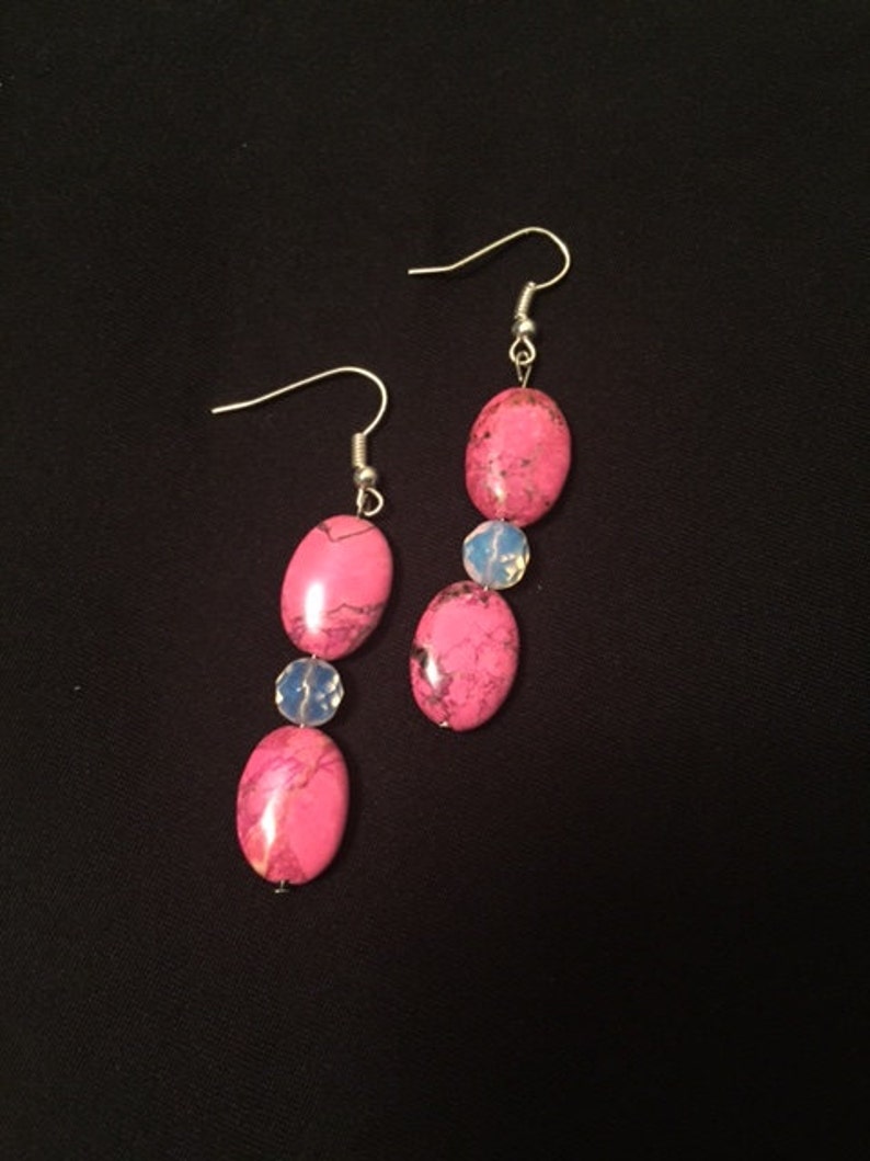 tickled pink earrings