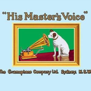 Precut HMV SYDNEY Portable Gramophone Phonograph Water slide decal