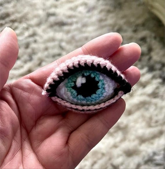 Human Eyes Crochet Pattern - Etsy