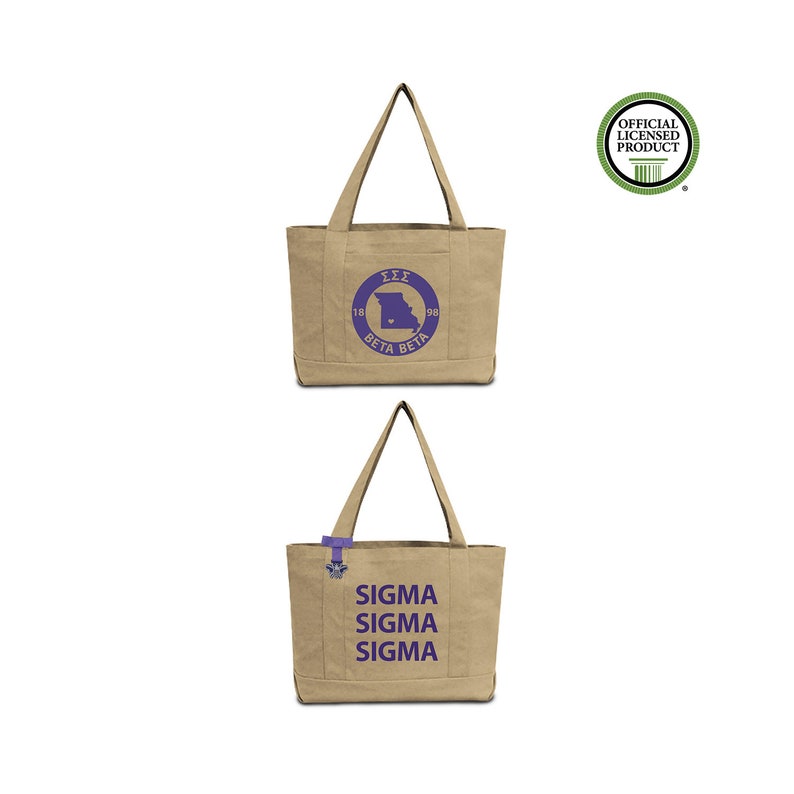 sorority tote bag