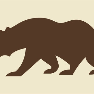 クマのイラストアートワーク - CNC、レーザー彫刻、イラスト用 SVG