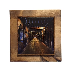 Rick House Bourbon Barrels Wooden Art
