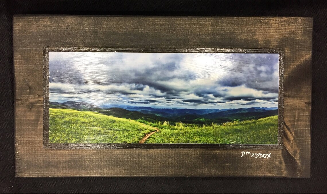 Max Patch Appalachian Trail Wooden Wall Art Etsy