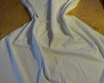 Koszula nocna vintage, biała, bielizna francuska, sukienka letnia, francuska, krótki rękaw, bez rękawów, długa koszula, len bawełniany, monogram N3