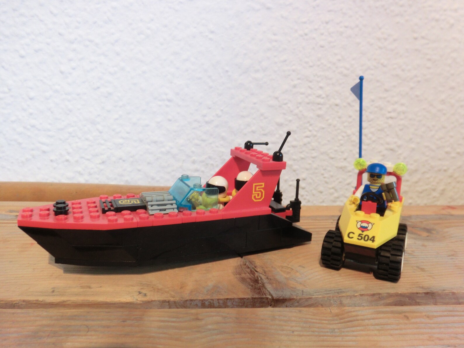 VINTAGE Lego Boot Wasserwacht mit Anleitung Auto LEGOLAND Etsy