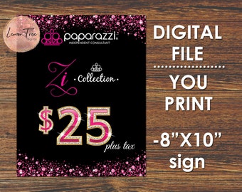 DIGITAL FILE Paparazzi Signs Digital Download Paparazzi Kids | Etsy