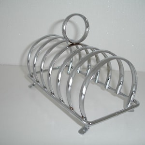 Toast Rack 6 Slice Metal Post Rack / Letter Rack