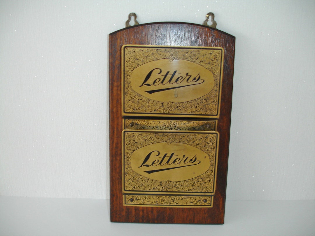 Letter Rack Wall Letter Holder Sorter Mail Wallmounted Bill Etsy