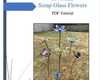 Making Scrap Glass Fused Flowers PDF Instructions