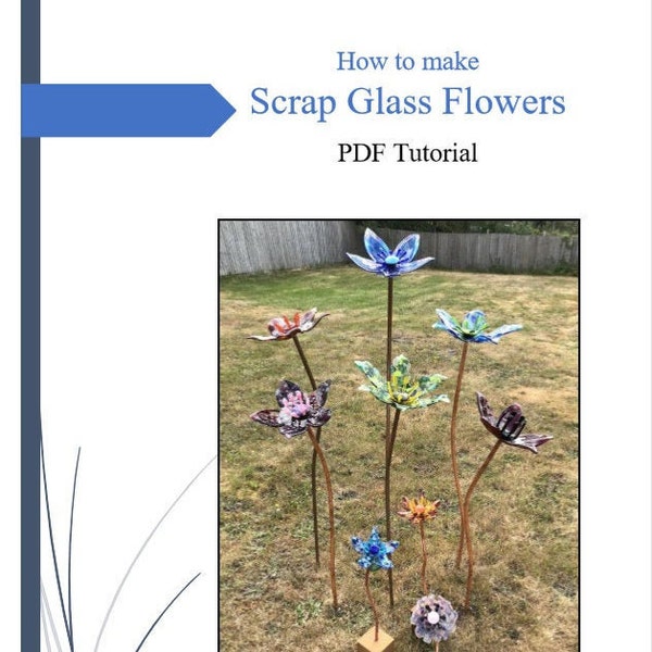 Making Scrap Glass Fused Flowers PDF Instructions