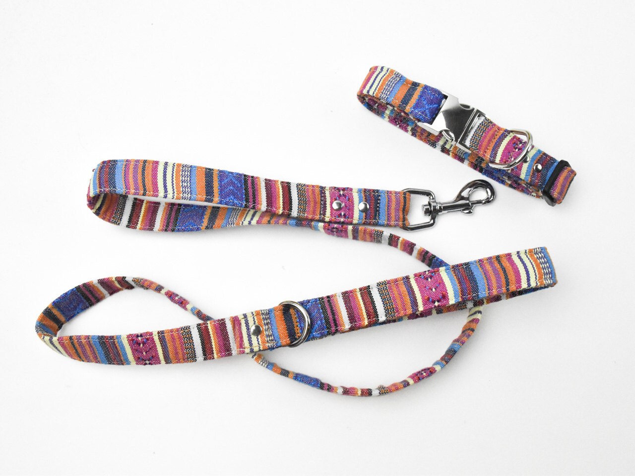 Matching Dog Leash For Dog Collar Lead Made with cotton Etsy