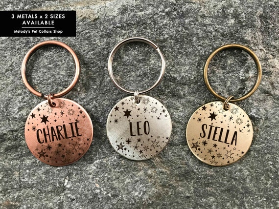 Personalized Pet With Star Design Pet Name On Front Etsy Personalized Pet With Star Design Pet Name On Front Etsy