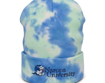 Bonnet tie-dye brodé Naropa University