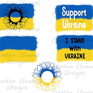 Support Ukraine  digital files (sublimation image bundle)