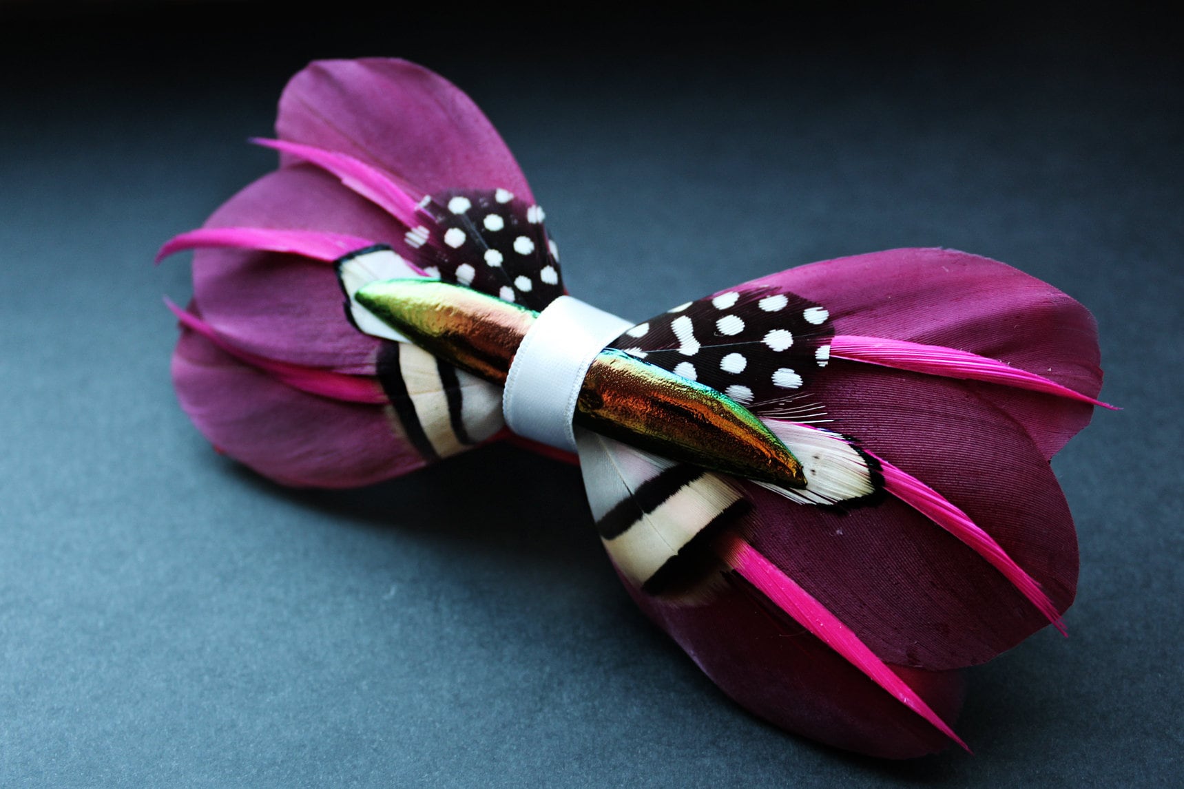 Feather Bow tie, Lava Fall feathers bow tie, Cherry red feathers bow tie, Wedding bow tie, bowtie for groom, silk bow tie, formal bow tie