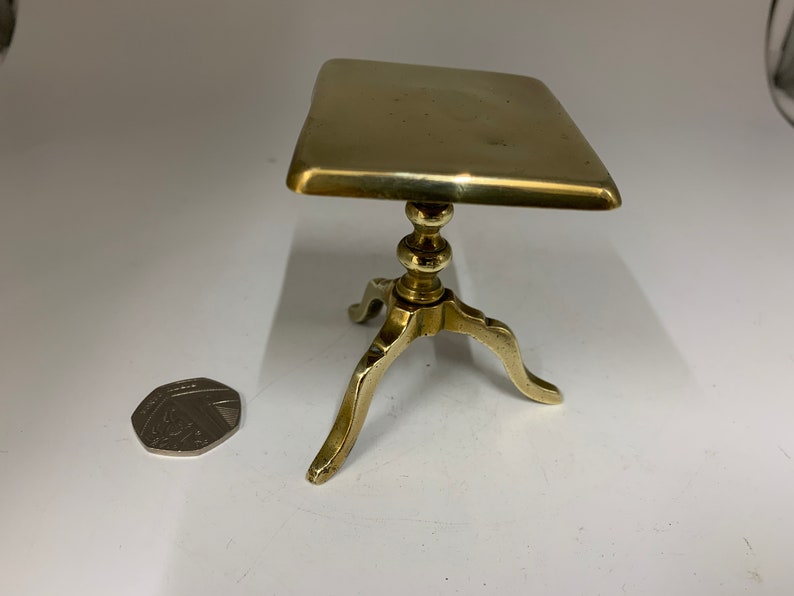 Antique Brass Table Candle Reflector circa 1850 Etsy