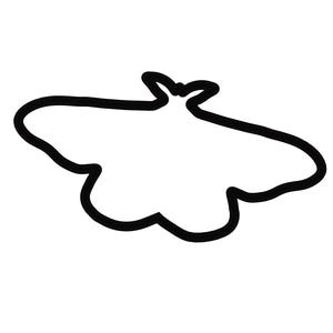 Moth Cookie Cutter - Cute Moth Cupcake Topper - Insect Fondant Cutter - Moth Birthday Cookies - Flying Moth Cookie Cutter - Entomology Party
